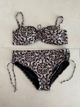 Bikini Damen gemustert Grösse 40 neu schwarz