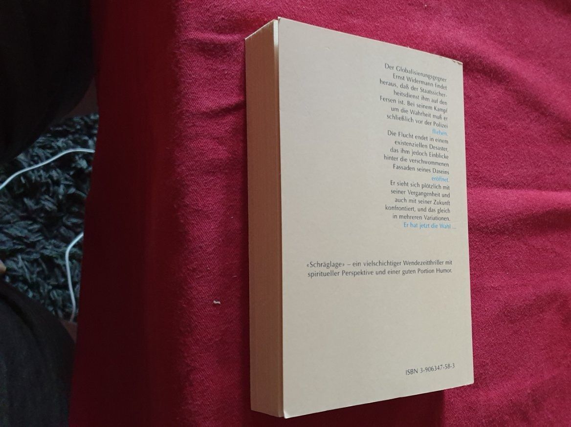 Bücher: Frank Demenga - Schräglage – Gebraucht aus Wattenwil von Mage66 1