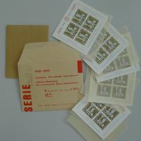 5 neue Pro-Patria-Blöcke (B101), mit Ersttag-Stempel