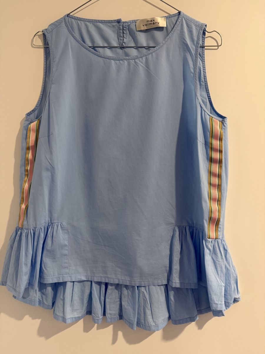 Tops: Max Volmary Blue Sleeveless Summer Top, Size Small – Gebraucht aus Zürich von IlonaM