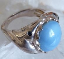 XL DELPHIN RING IN 925 SILBER