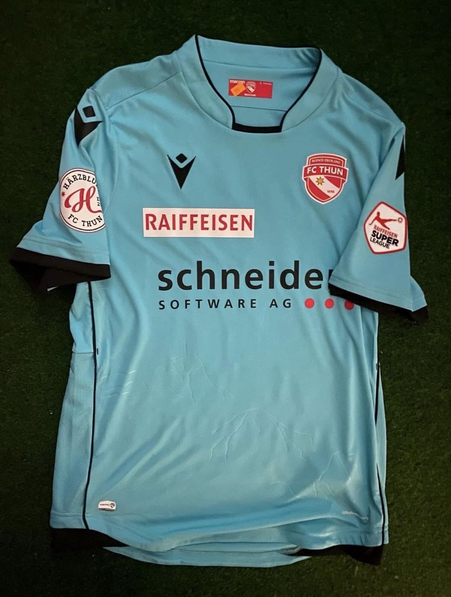 Canottiere & Pantaloni: Matchworn FC Thun – Usato da Chur venduto da Cdk1