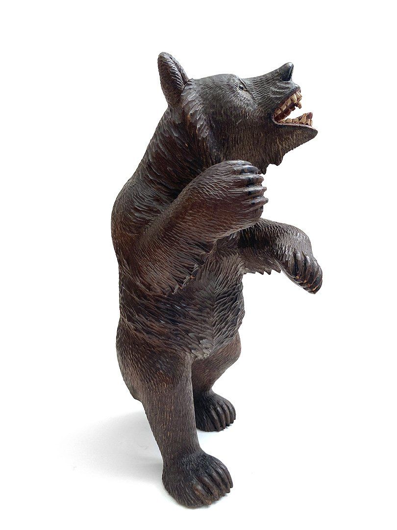 Sculture & Statue: Antiker stehender Brienzer Bär 28 cm – Usato da Luzern venduto da Eukalyptus