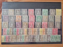 CH-Briefmarken ungestempelt * teils ohne Gummi gem.Bild A5
