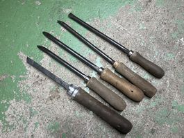 Set an 5 Eisen für die Drückebank | Drechselbank