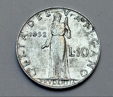 Pièce Vatican 1952 L.10 (1.60g) monnaie collection