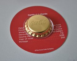 Goldmünze Coca Cola limiited