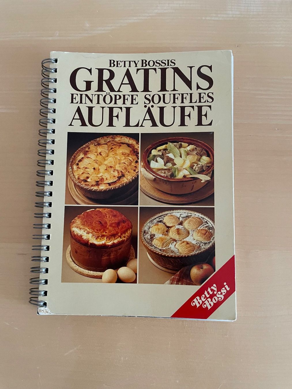 Libri: Betty Bossi, Gratins Eintöpfe Souffles Aufläufe – Usato da Eiken venduto da garanoiri