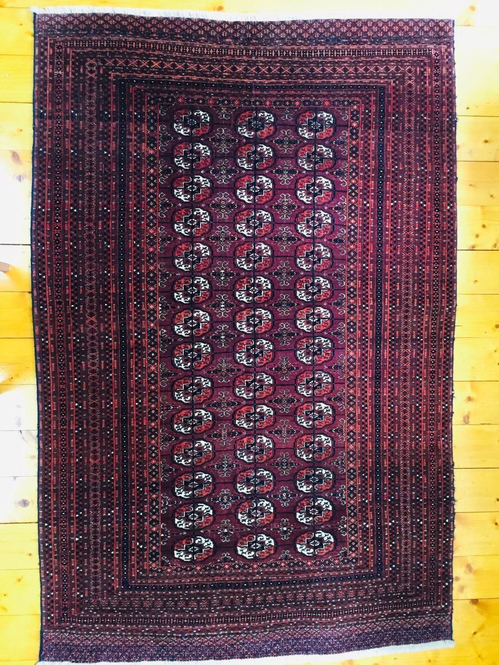 Tappeti: Vintage Buchara Teppich 190 x 125 cm. – Usato da Schaffhausen venduto da vintageville 5
