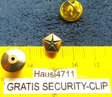 CHRYSLER AUTO LOGO SCHMUCK-PIN GOLDIG GEPRÄGT mitSECURITY-CL