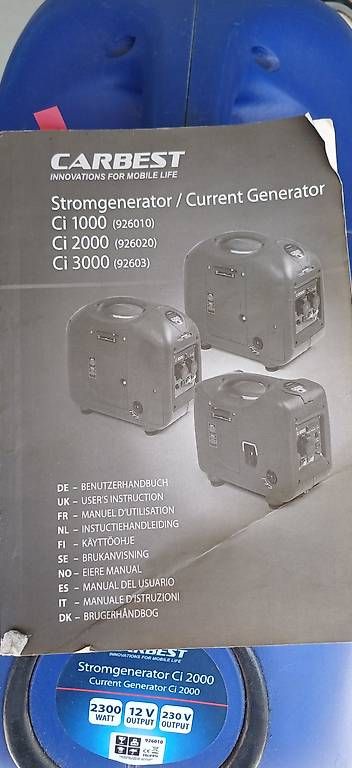 Stromgeneratoren: Stromgenerator Carbest Ci 2000 – Gebraucht aus Berikon von rog_89hg 4