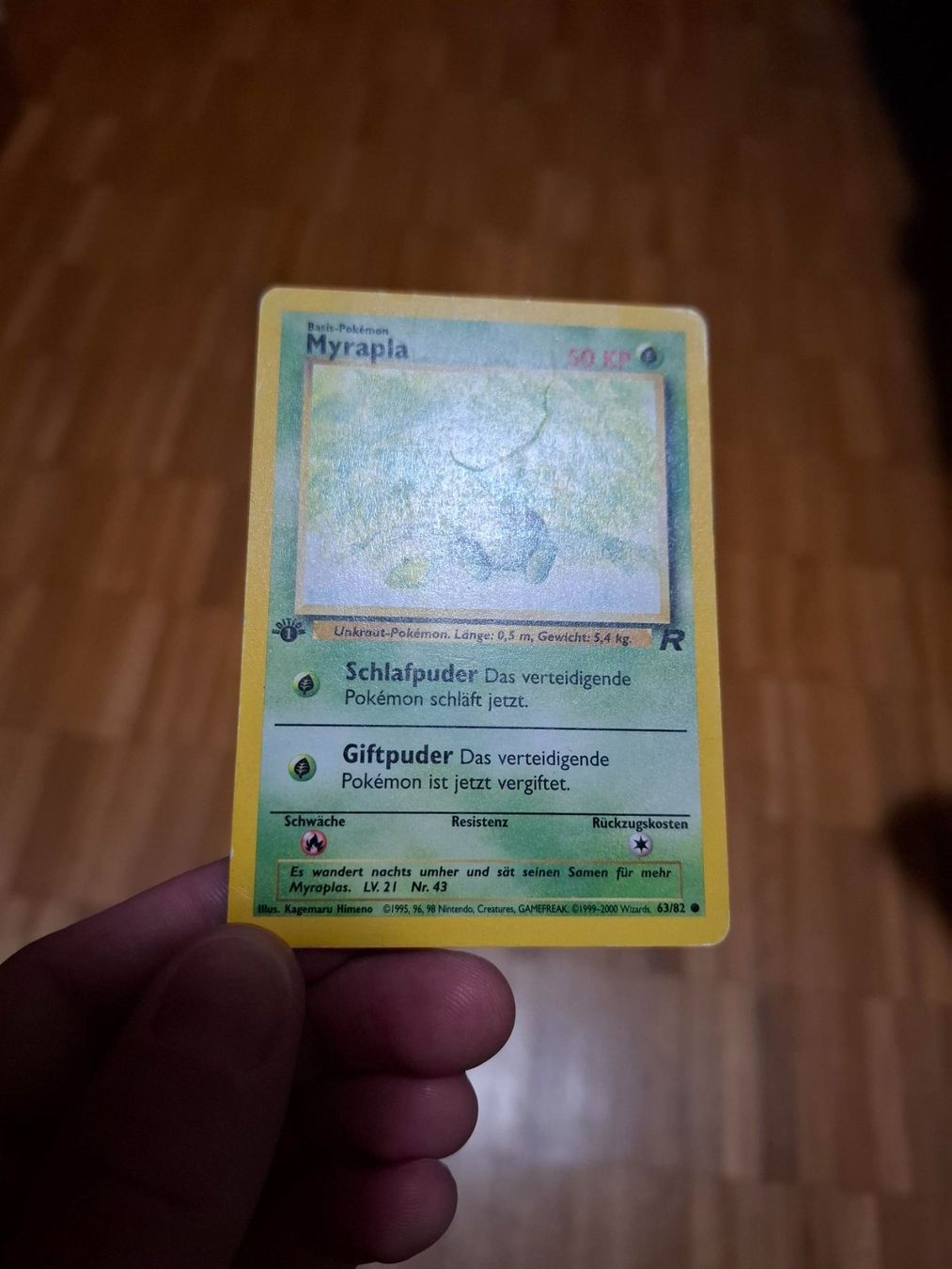 Pokémon Sammelbilder & Trading cards: Pokemon Myrapla Team Rocket Set 1st edition 63/82 – Gebraucht aus Giornico von ale_lc8k 1