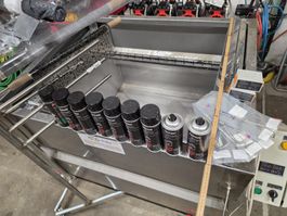 Wassertransferdruck Becken mit Zubehör Edelstahl