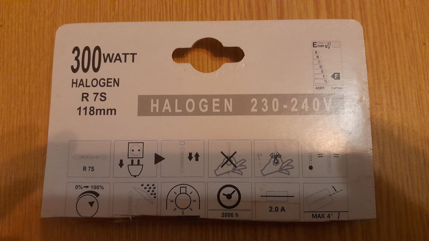 Lampade: Halogen Lampe 300 Watt R7S 118 mm – Nuovo (secondo la descrizione) da Untersiggenthal venduto da homrig 1