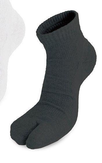 Japanische Tabi-förmige Socken *Sport* Schwarz / Kurz 1