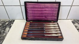 Messer besteckset 6er Set Grüffe Silber besteck guter Zu