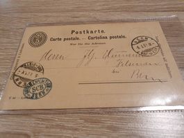 Postkarte Güterexpedition SCB Bern