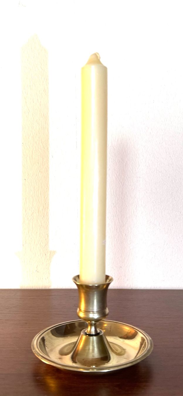 Portacandele: Vintage Kerzenständer aus Messing – Usato da Balsthal venduto da Narulya 1