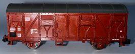 Minitrix , geschlossener Güterwagen der DB