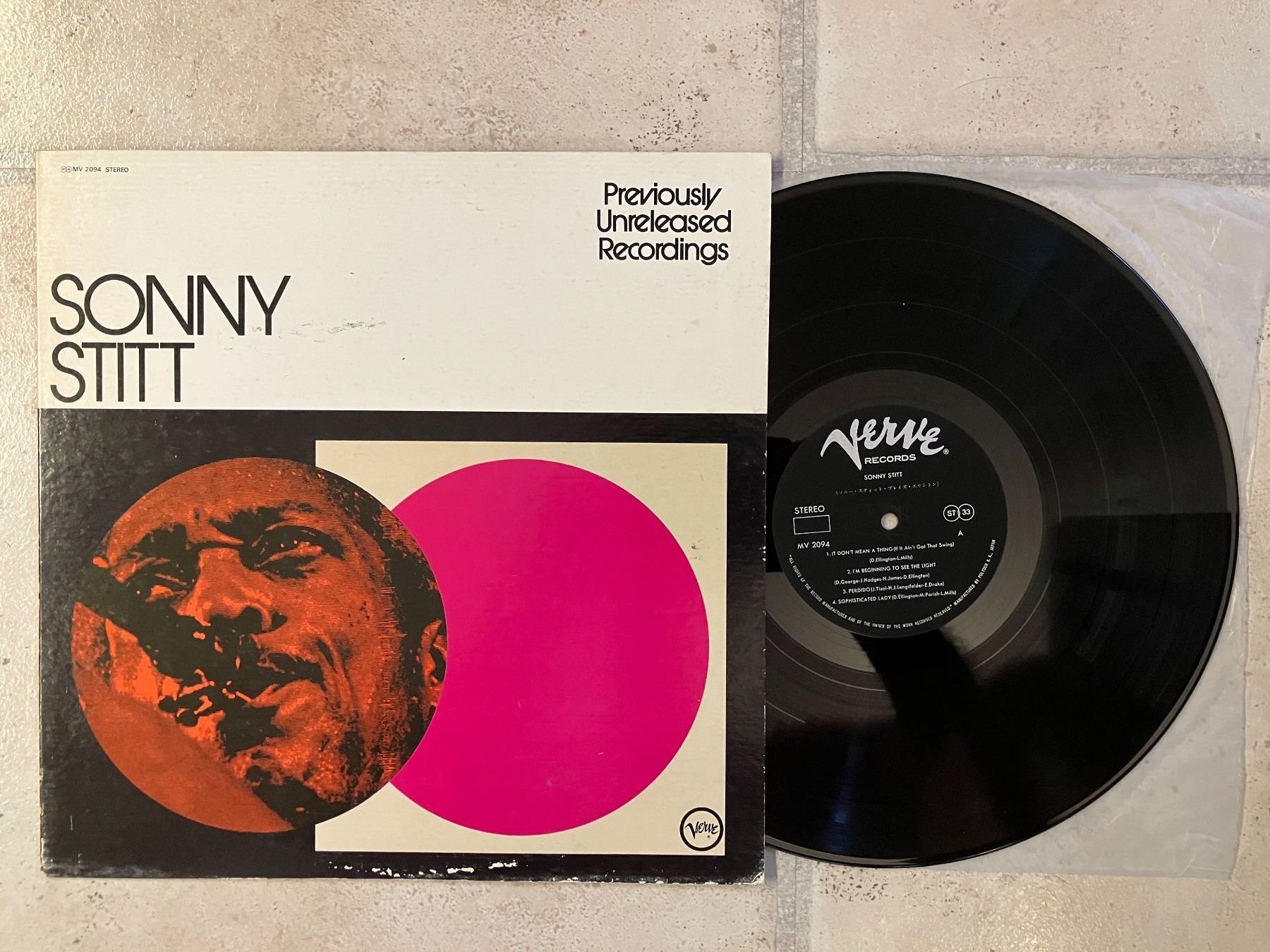 Schallplatten: Sonny Stitt - Previously Unreleased Recordings, LP Jazz – Gebraucht aus Widen von DexterGordon