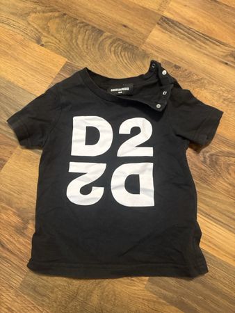 Dsquared2 Kinder T-Shirt, Schwarz, Grösse 104, Top Zustand