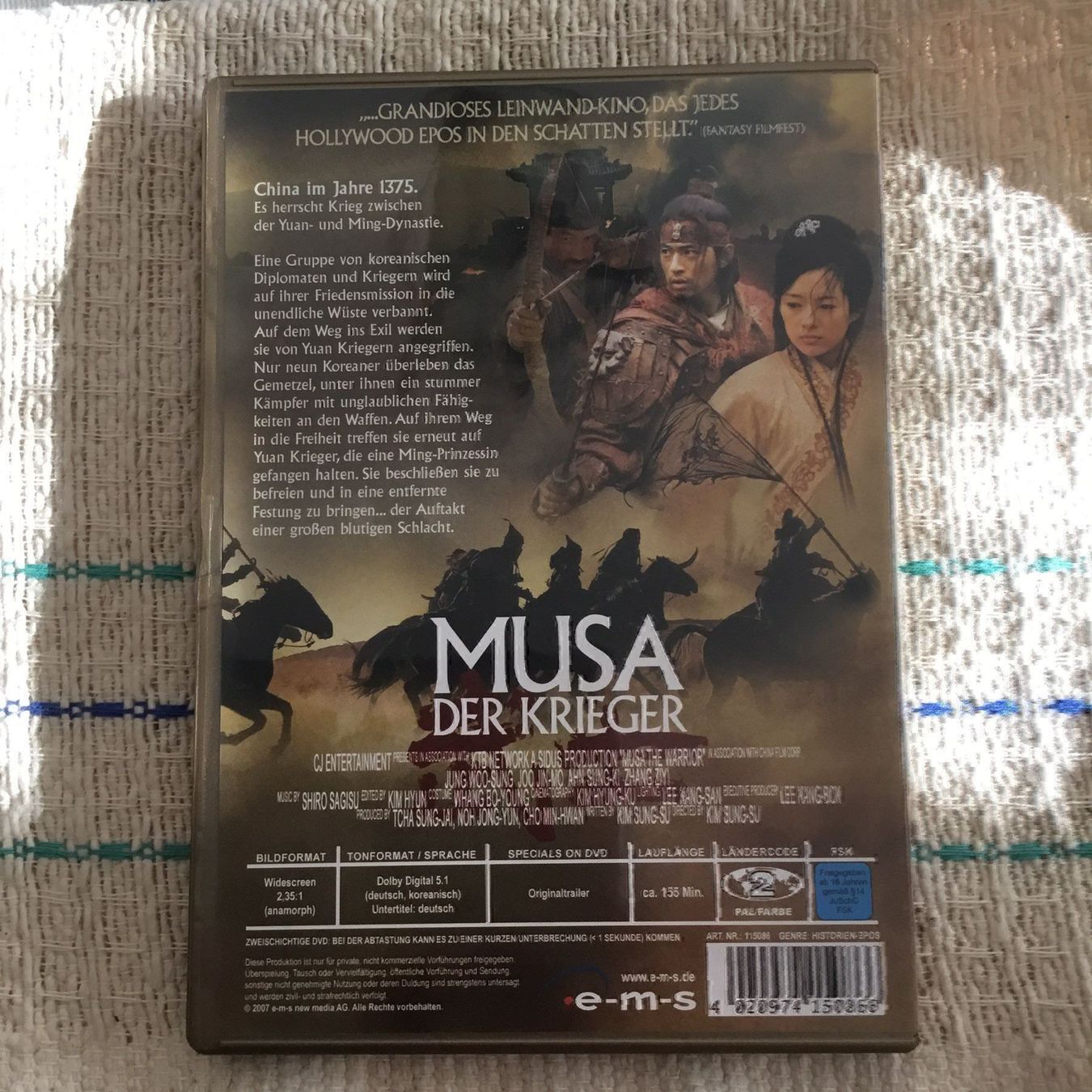 Tutti i DVDs: Musa der Krieger dvd – Nuovo (secondo la descrizione) da Blauen venduto da berlingo65 1