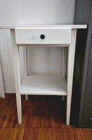 Nachttisch weiss mit Schublade und Ablage von ikea