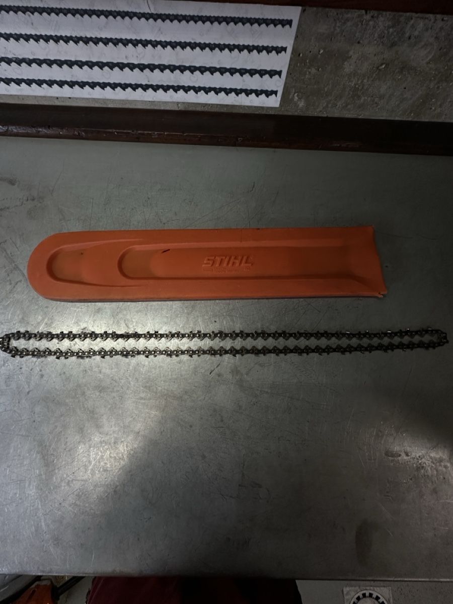 Stihl Seghe: Catena e copri lama Stihl 63cm 3/8 – Usato da Monte Carasso venduto da Aron1401