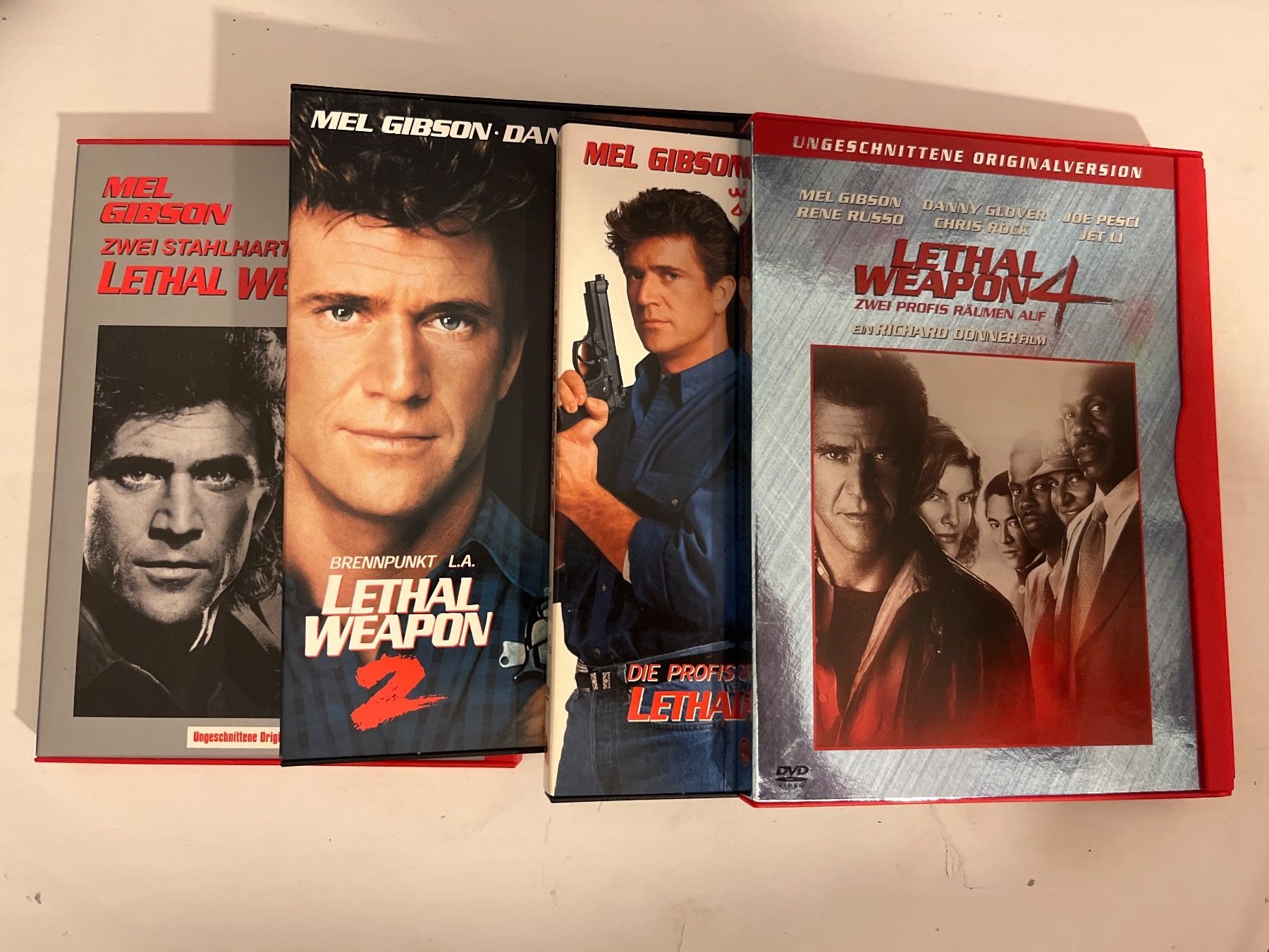 Tutti i DVDs: Lethal Weapon 1-4 - Mel Gibson, DVD 📀 – Nuovo (secondo la descrizione) da Sierre venduto da black.box