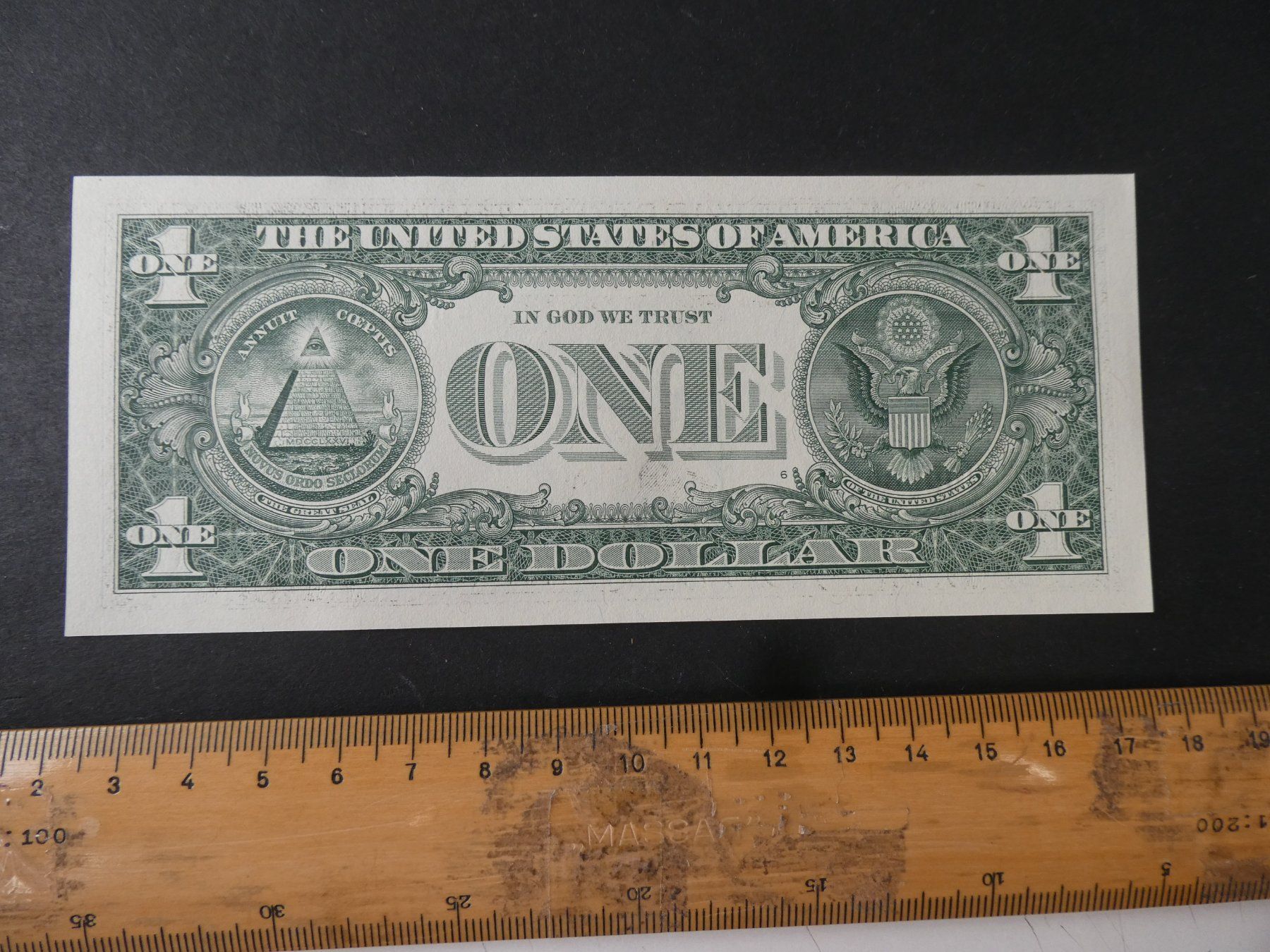 Banknoten: USA 2017 A, 1 Dollar - ungefaltet – Neu (gemäss Beschreibung) aus Hinterforst von Rohusri 1