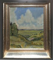 Gemälde Landschaft (Sasbachwalden) (Öl auf Holz) W Ni. 1943