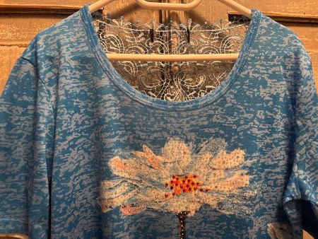 Kriss . Strass T-Shirt - M