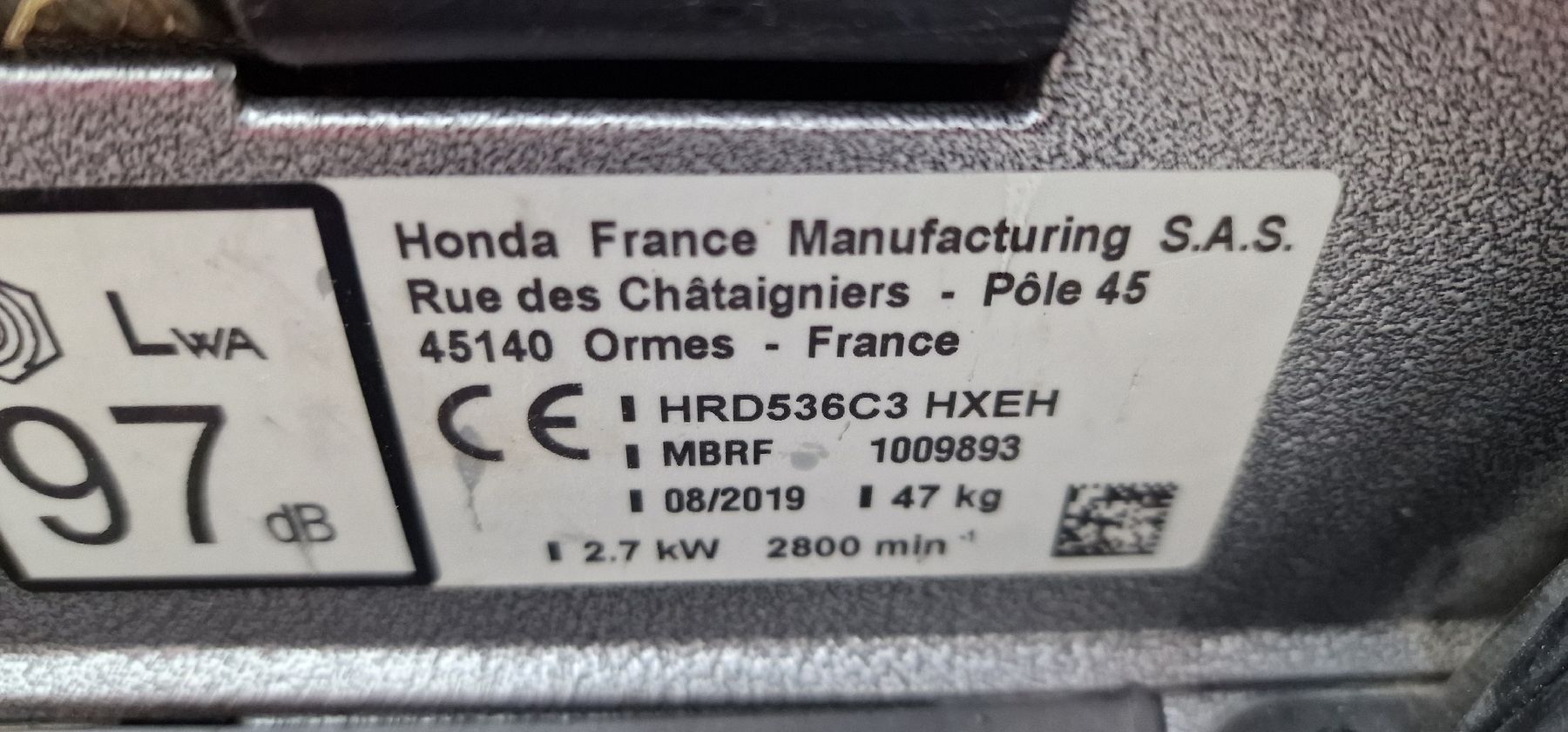 Honda Tondeuses à gazon: Honda HRD536C Rasenmäher  – D'occasion à Tagelswangen par Axel_36 4