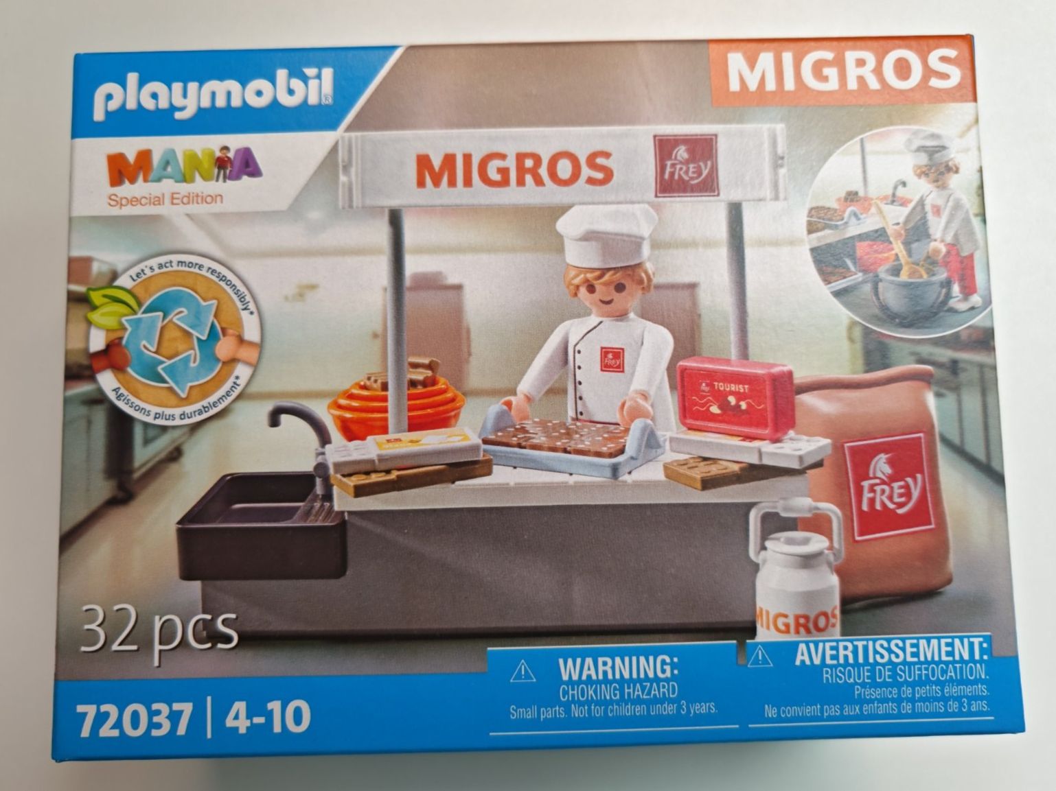 Playmobil Giocattoli: Playmobil Migros Schoggifabrik – Nuovo e nell'imballaggio originale da Liestal venduto da Kratzilla