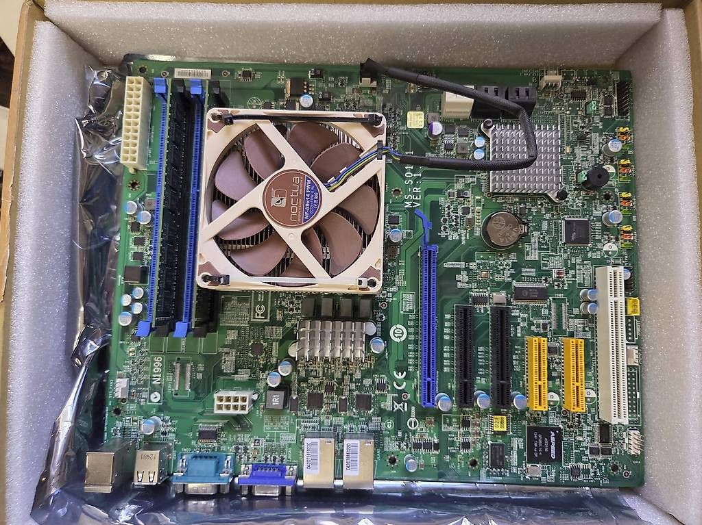 Mainboards: Server Mainboard MSI MS-S0121; Xeon E3-1230V2; 16GB ECC RAM – Gebraucht aus Wettingen von Allmilchigsinn