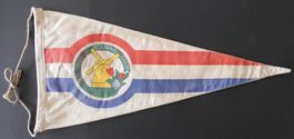 Touringclub Holland, Autowimpel, 50er Jahre, mit Patina