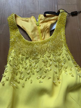 Kleid sommerlich ausgeschnitten mit Pailletten Marke Animale