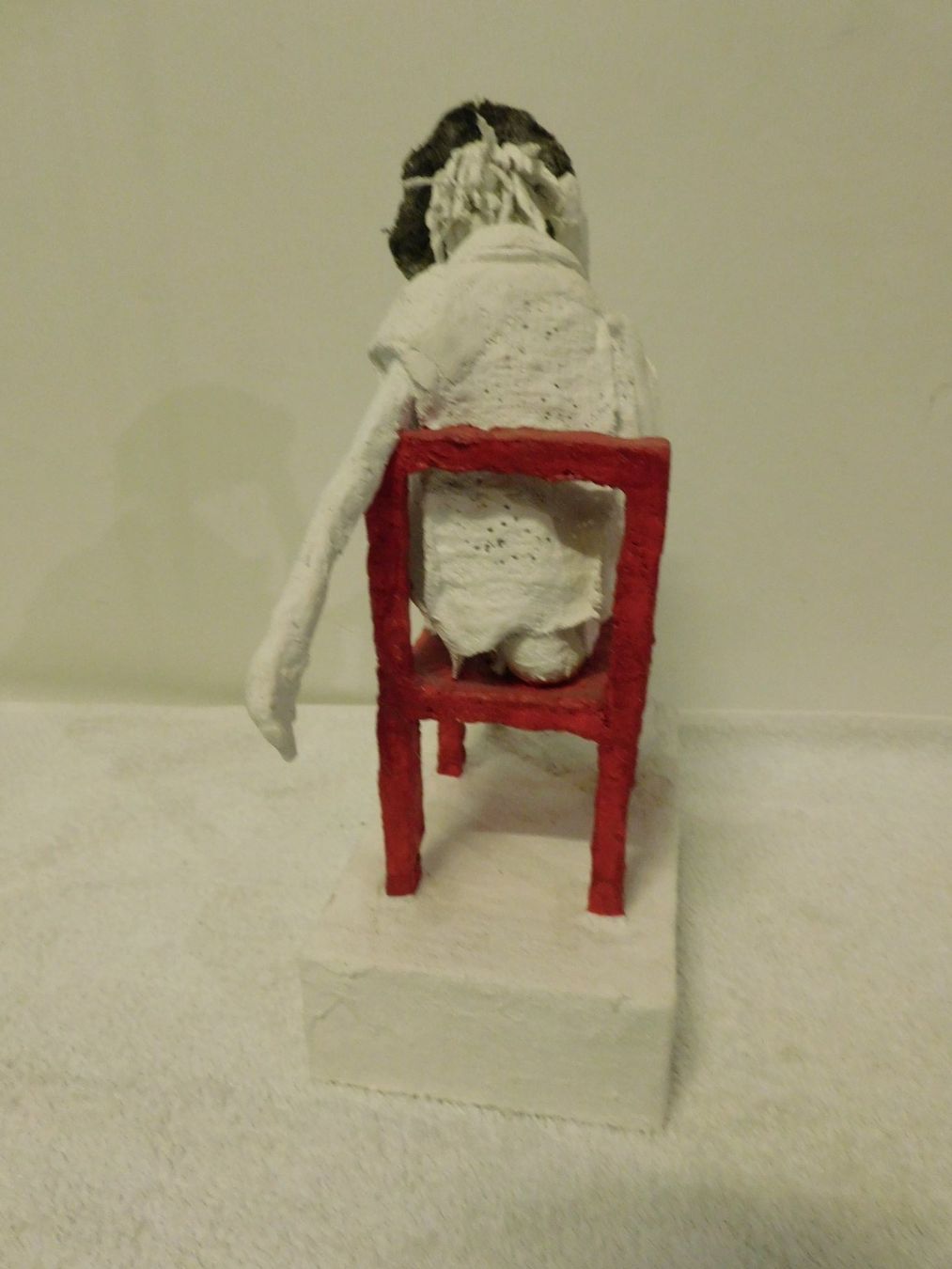 Skulpturen & Statuen: Skulptur "Der Denker", Gips, Handarbeit, Unikat – Gebraucht aus sursee von trilli-tralli 3
