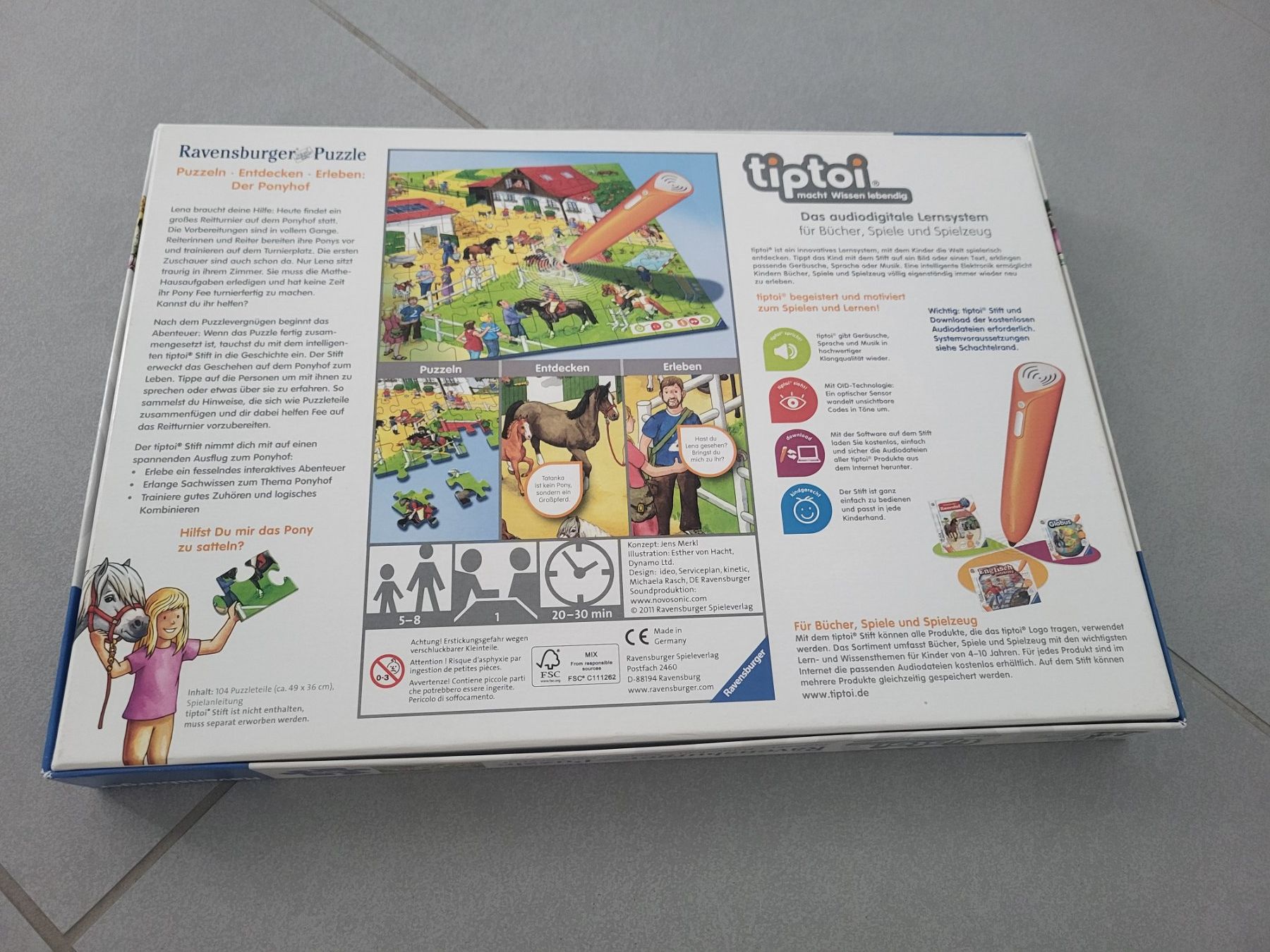 Tiptoi Spiele: Tip Toi Puzzle Der Ponyhof – Gebraucht aus Boswil von i12i 1