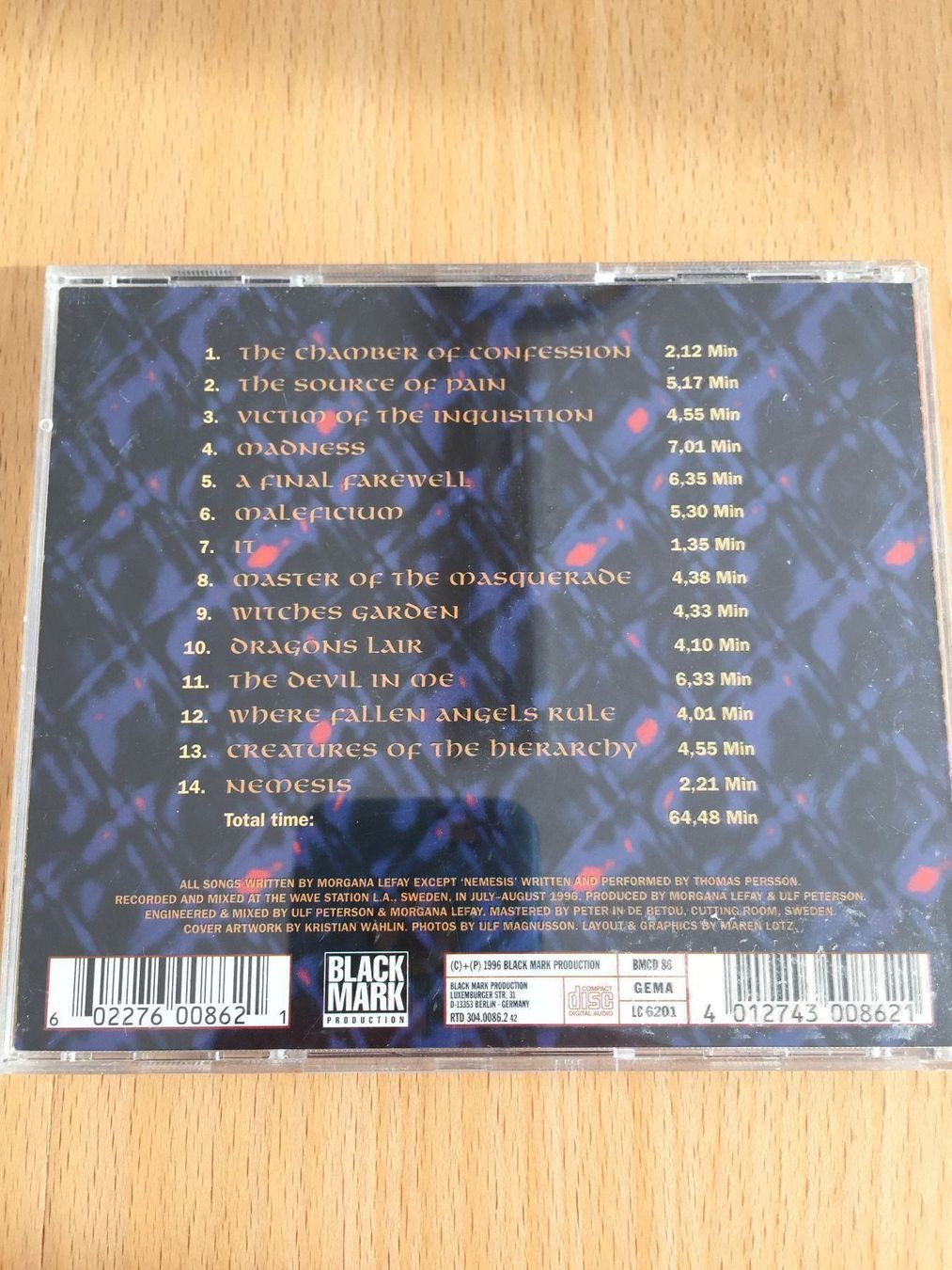 CDs: Morgana Lefay - Maleficium – Gebraucht aus Rüti ZH von alumedien 1