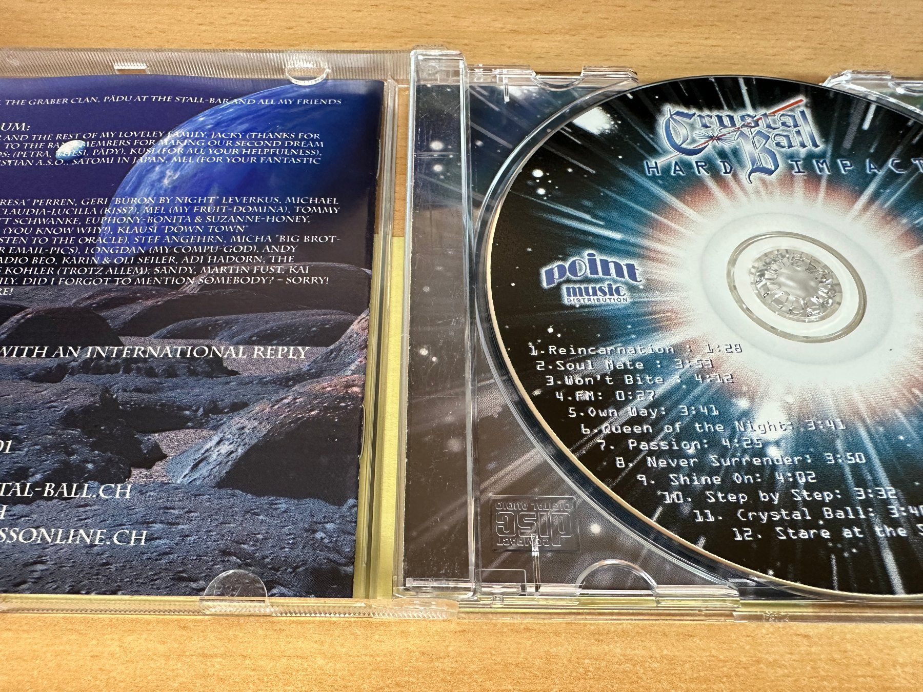 CDs: Crystal Ball – Hard Impact – Gebraucht aus Rikon im Tösstal von Alpenmutz 2