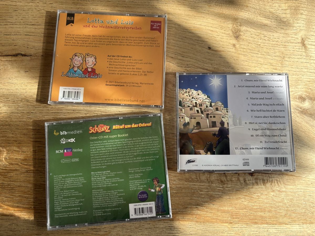 CD: Adonia Kinder-CD & Christliche Geschichten – Nuovo e nell'imballaggio originale da Bauma venduto da haelge01 1