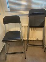 Chaises de bar pliables en bois