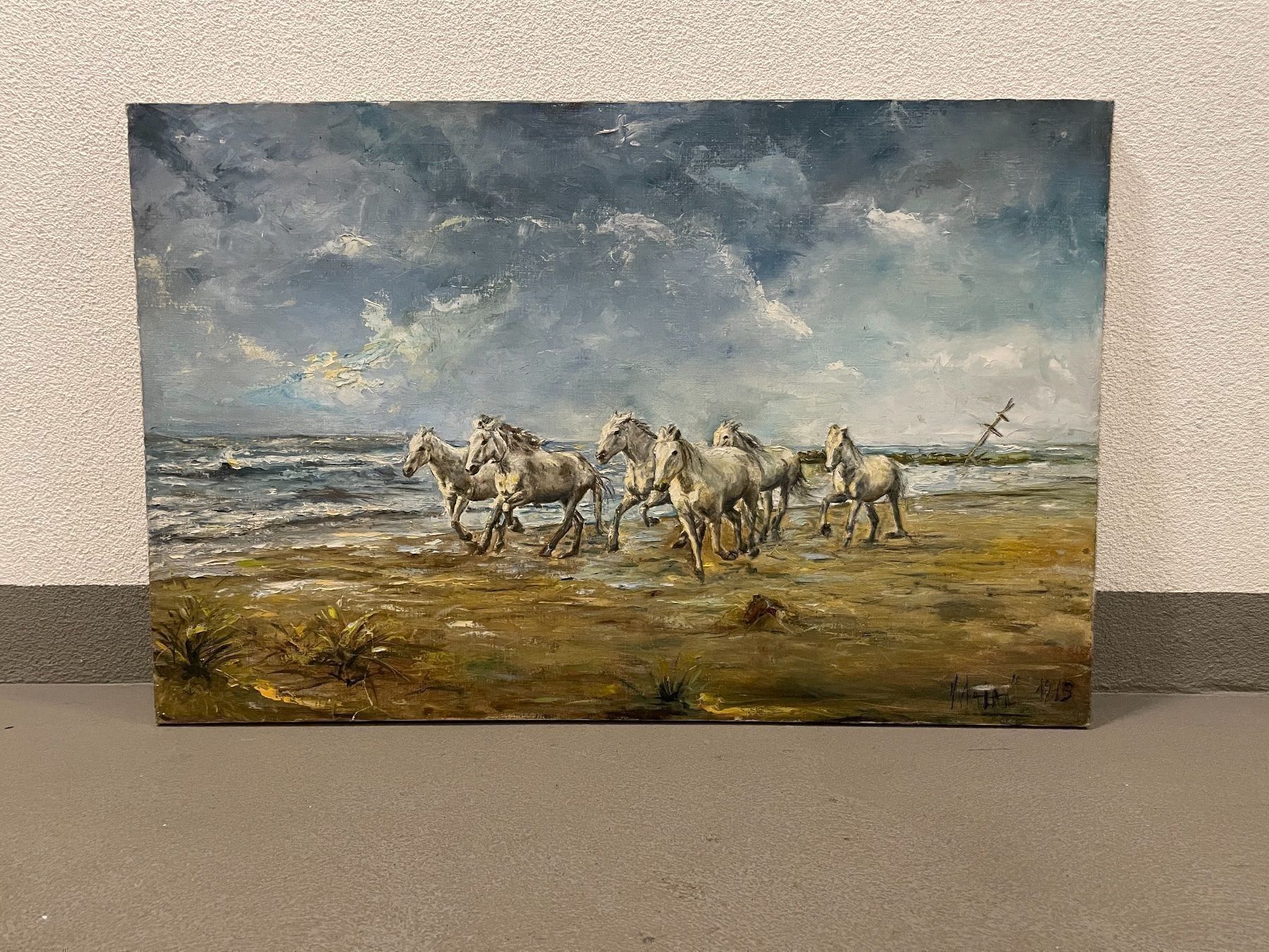 Poster & Bilder: Kunstbild Wild Horses 1975 – Gebraucht aus zürich von -Umweltklinik- 1