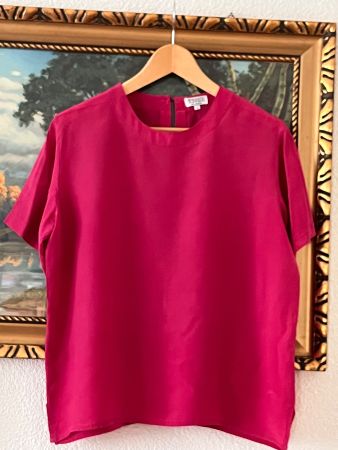 WINNER Pinke Gereinigt Seidenbluse GrM Top VonNichtrauher