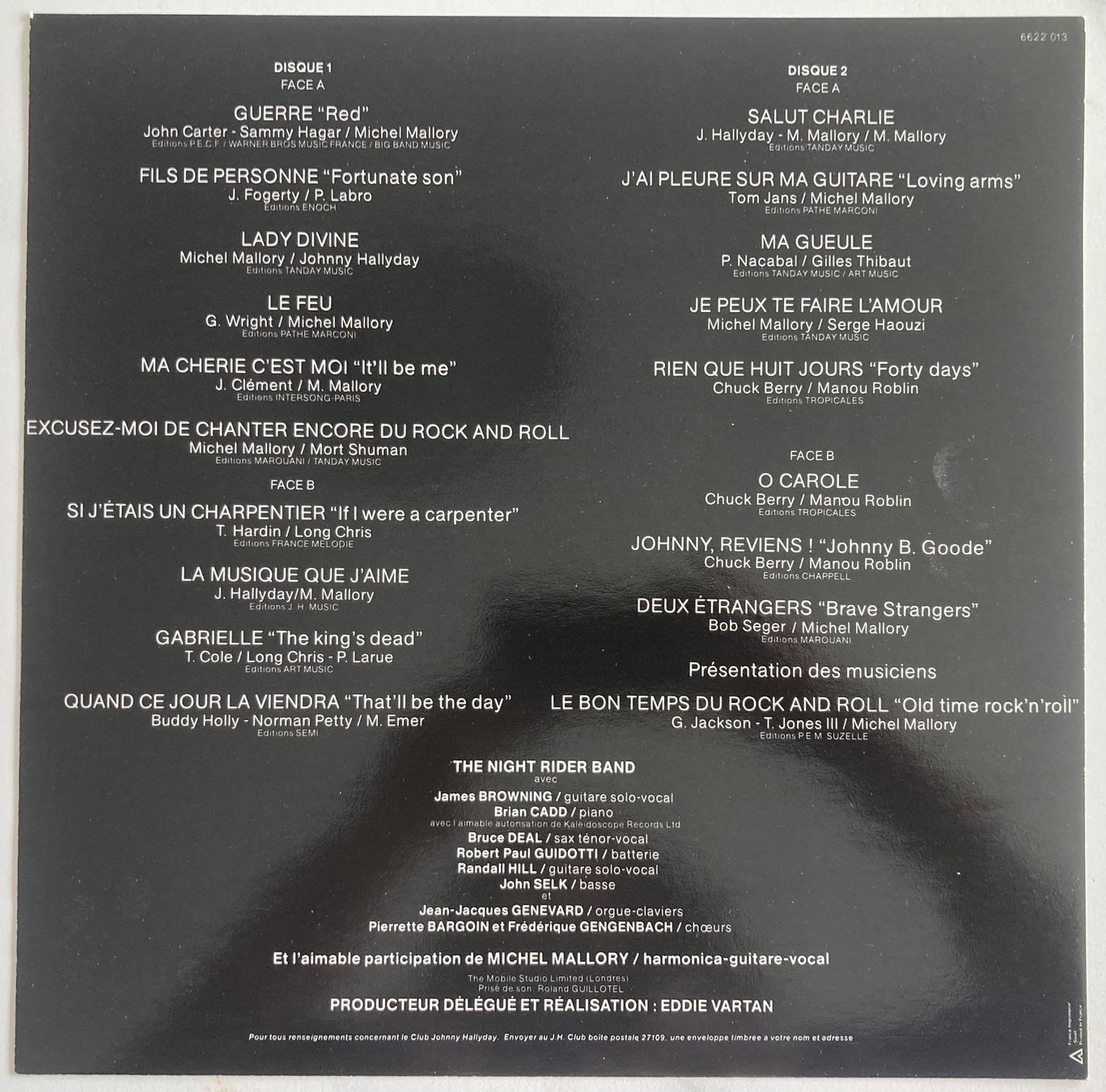 Dischi in vinile: JOHNNY HALLYDAY - LIVE – Usato da Poliez-Pittet venduto da Newtown-Records 2