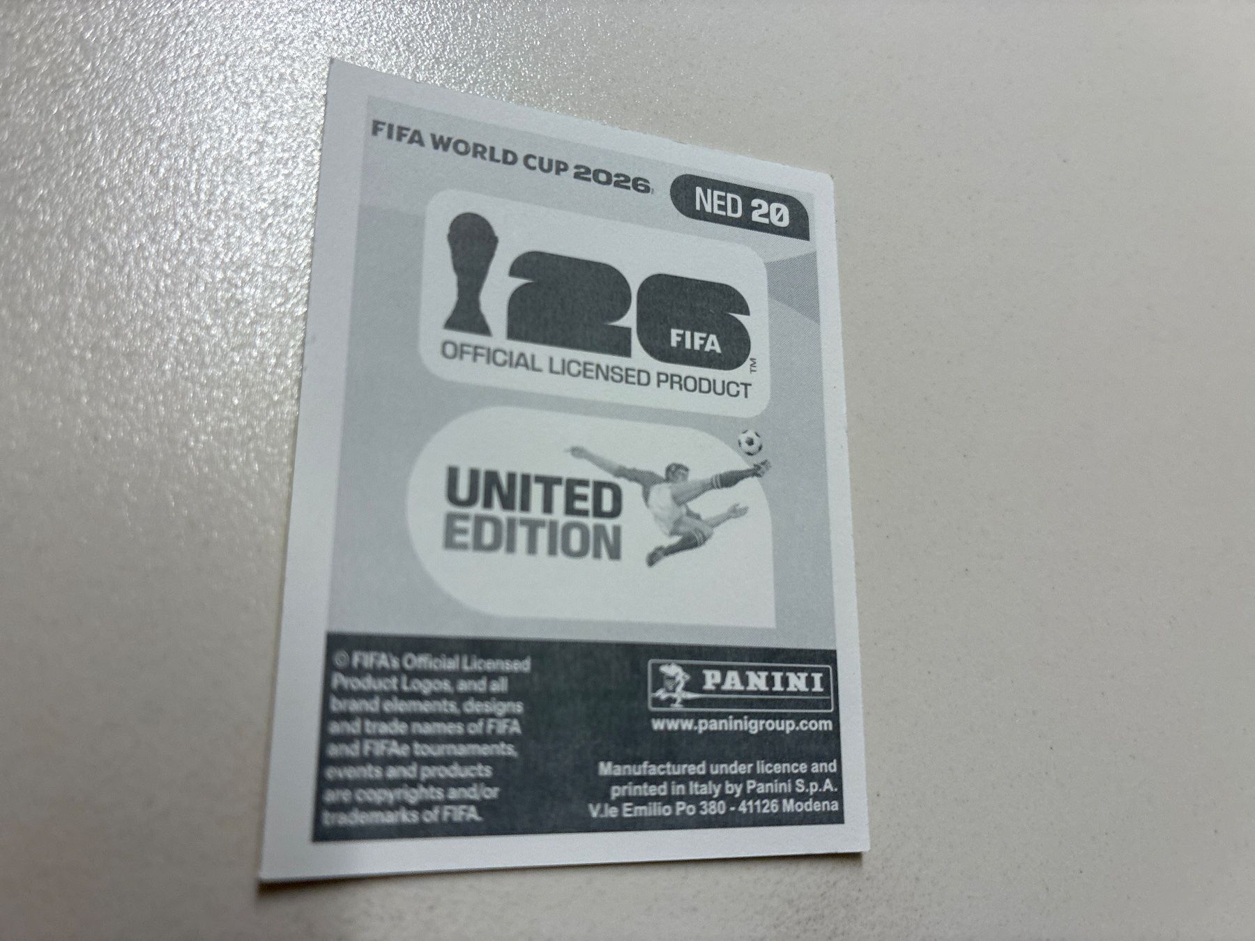 Panini Carte collezionabili: Panini WM 2026 Mexiko Sticker - NED20 – Nuovo (secondo la descrizione) da Basel venduto da yac_h5js 1