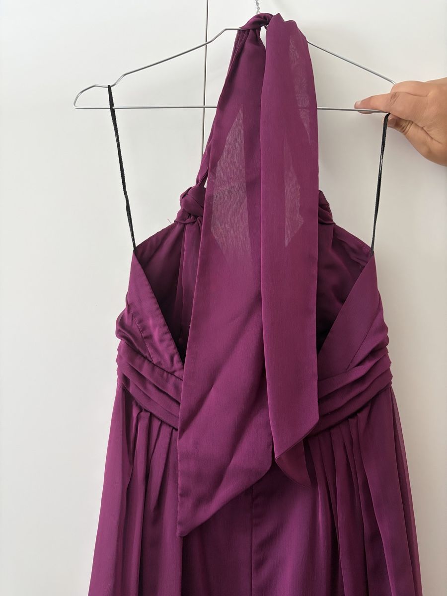 Vestiti: Abendkleid auberginefarben Neckholder Grösse 36 – Nuovo (secondo la descrizione) da Zürich venduto da siluku 2