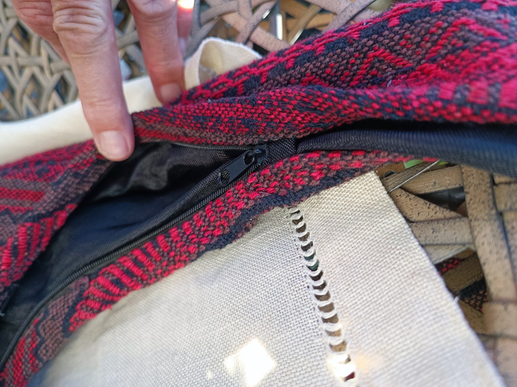 Borse da donna: Lässige Umhänge Tasche Stoff – Usato da Sargans venduto da Benziner 1