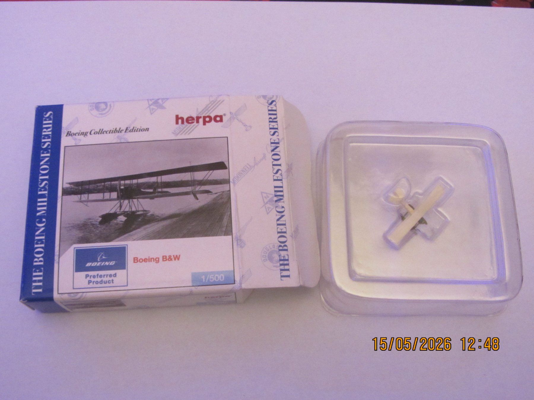 Herpa Kit di modellismo & Modellini statici: Herpa Boeing B&W 1:500 – Nuovo e nell'imballaggio originale da Kirchberg BE venduto da sonne88 1
